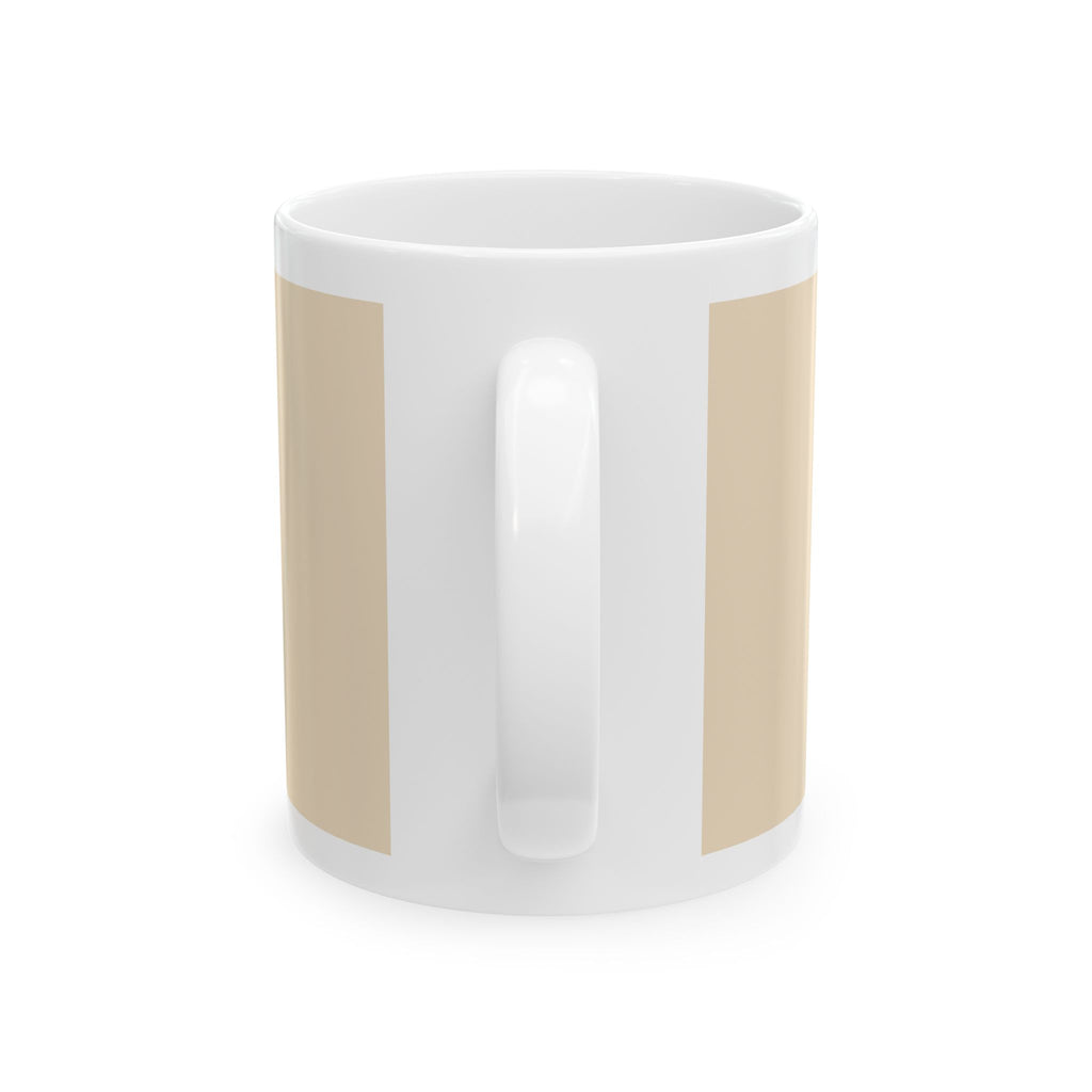 Ceramic Mug — "It's a Good Day to Be Sober" Retro Typography Coffee Cup