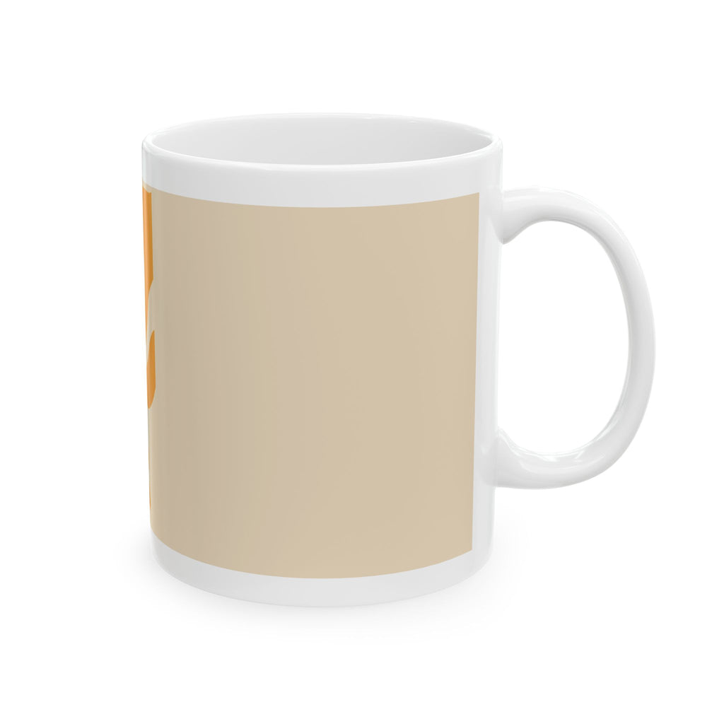 Ceramic Mug — "It's a Good Day to Be Sober" Retro Typography Coffee Cup
