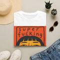 T-Shirt — "Super Fucking Sober" Retro Recovery Graphic Tee